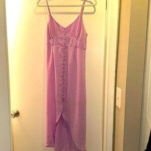 Pretty lilac highlow dress !